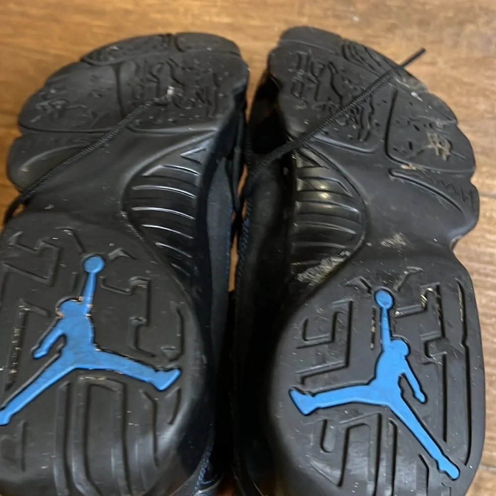 2012 Air Jordan 9 Retro Photo Blue and black size 9
